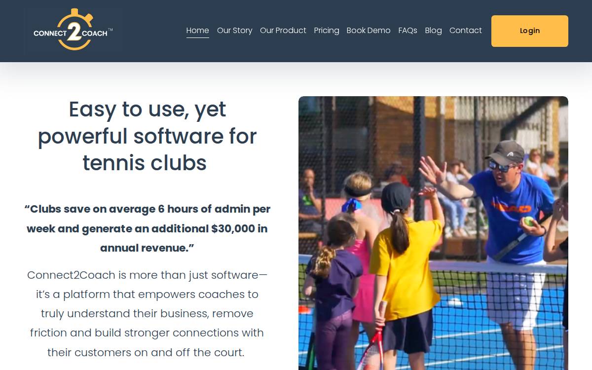 Connect2Coach website preview