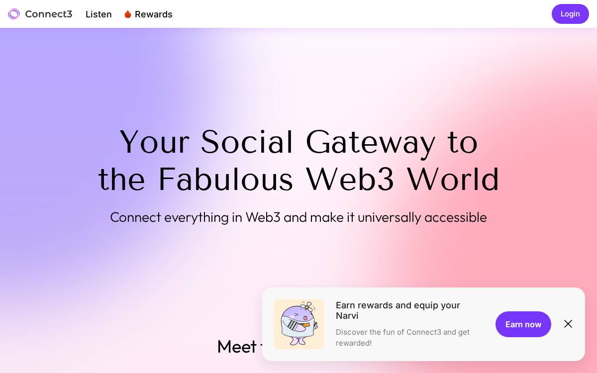 Connect3 website preview