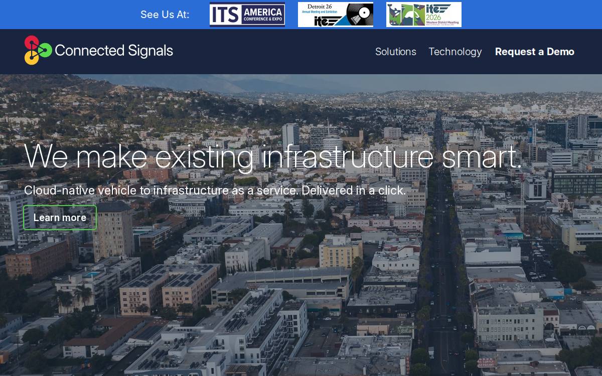 Connected Signals, Inc. website preview