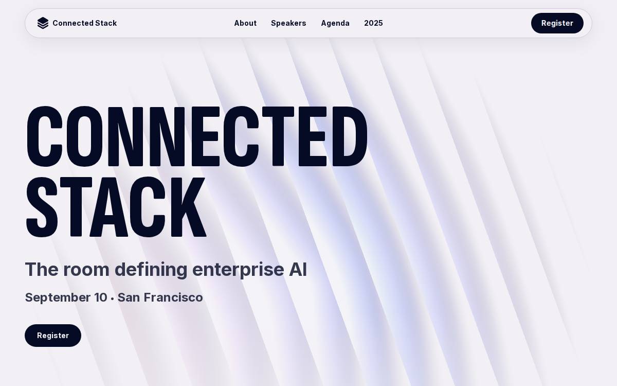 Connected Stack website preview