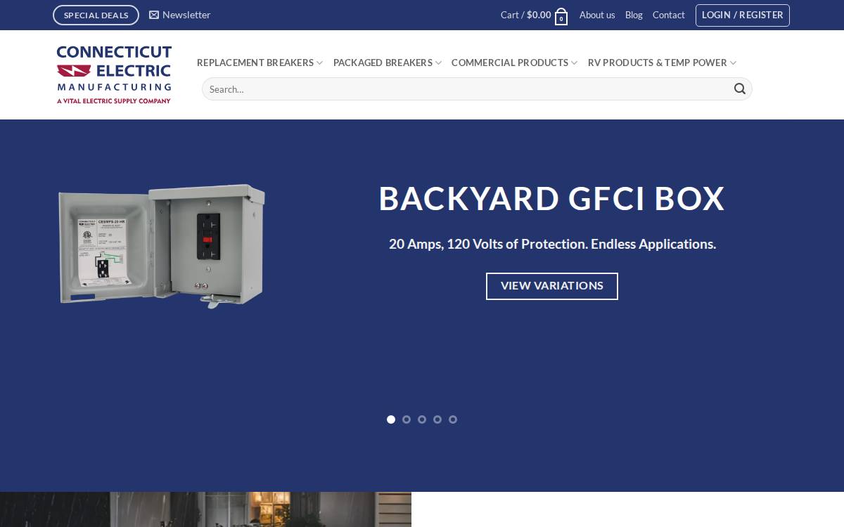 Connecticut Electric website preview