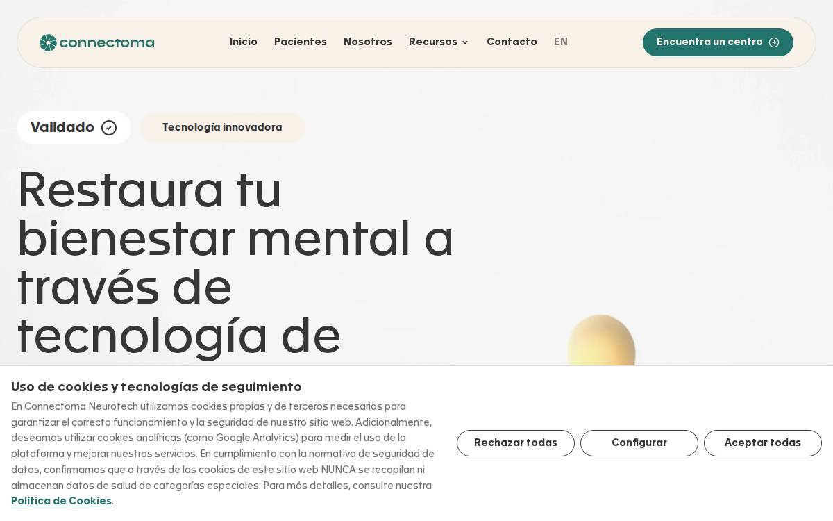 connectoma website preview