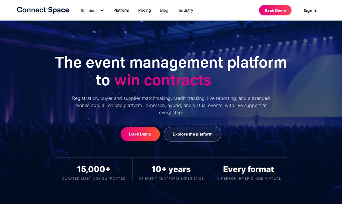 ConnectSpace website preview