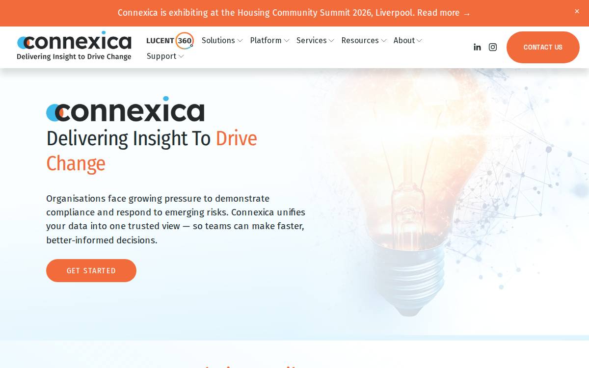 Connexica Seed website preview