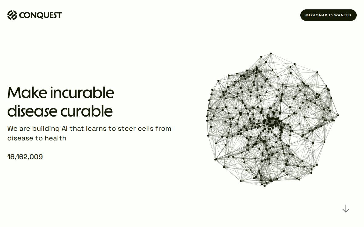 Conquest Labs website preview