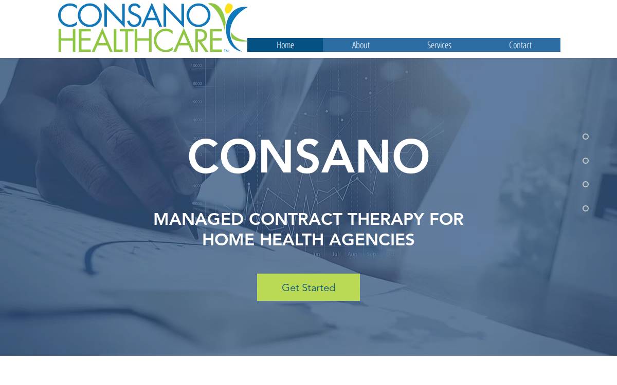 Consano website preview