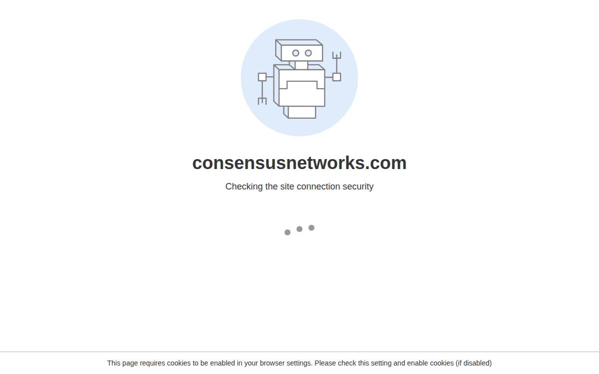 Consensus Networks website preview