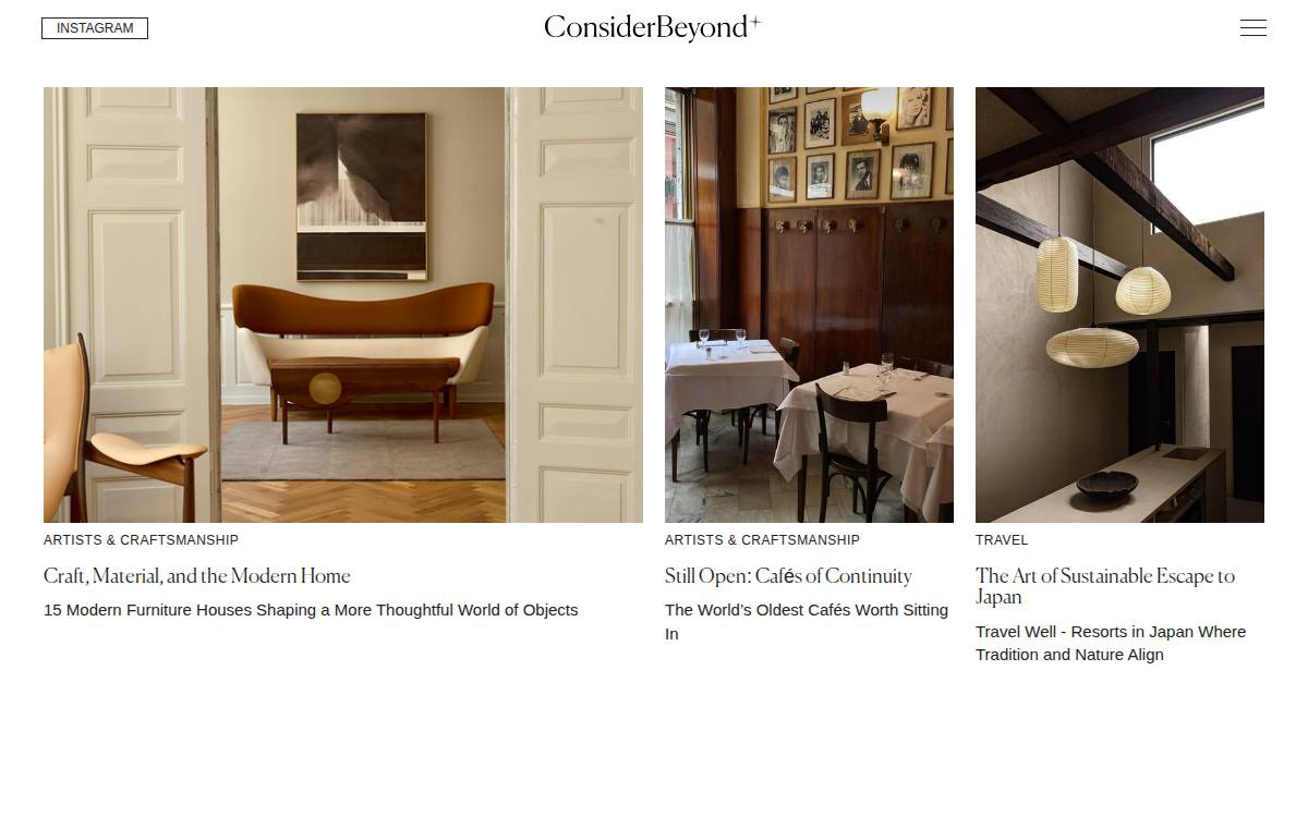 ConsiderBeyond website preview