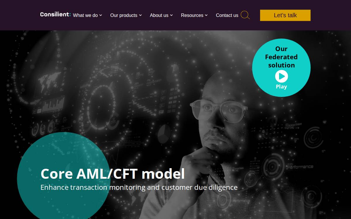 Consilient website preview