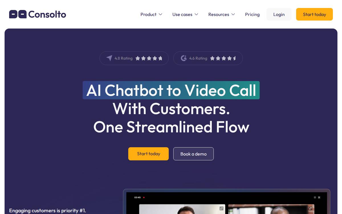 Consolto website preview