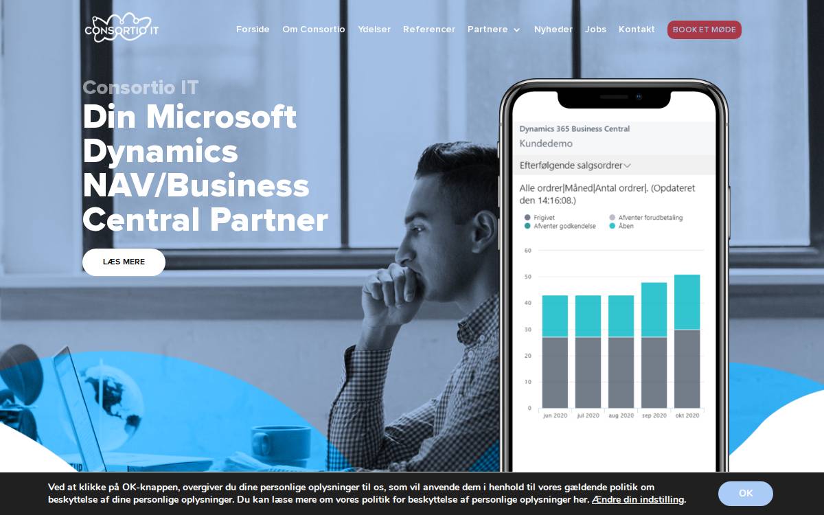 Consortio IT website preview