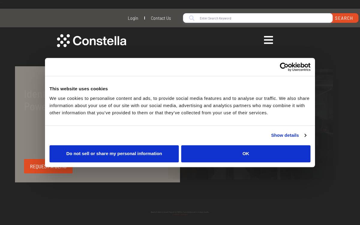 Constella Intelligence website preview