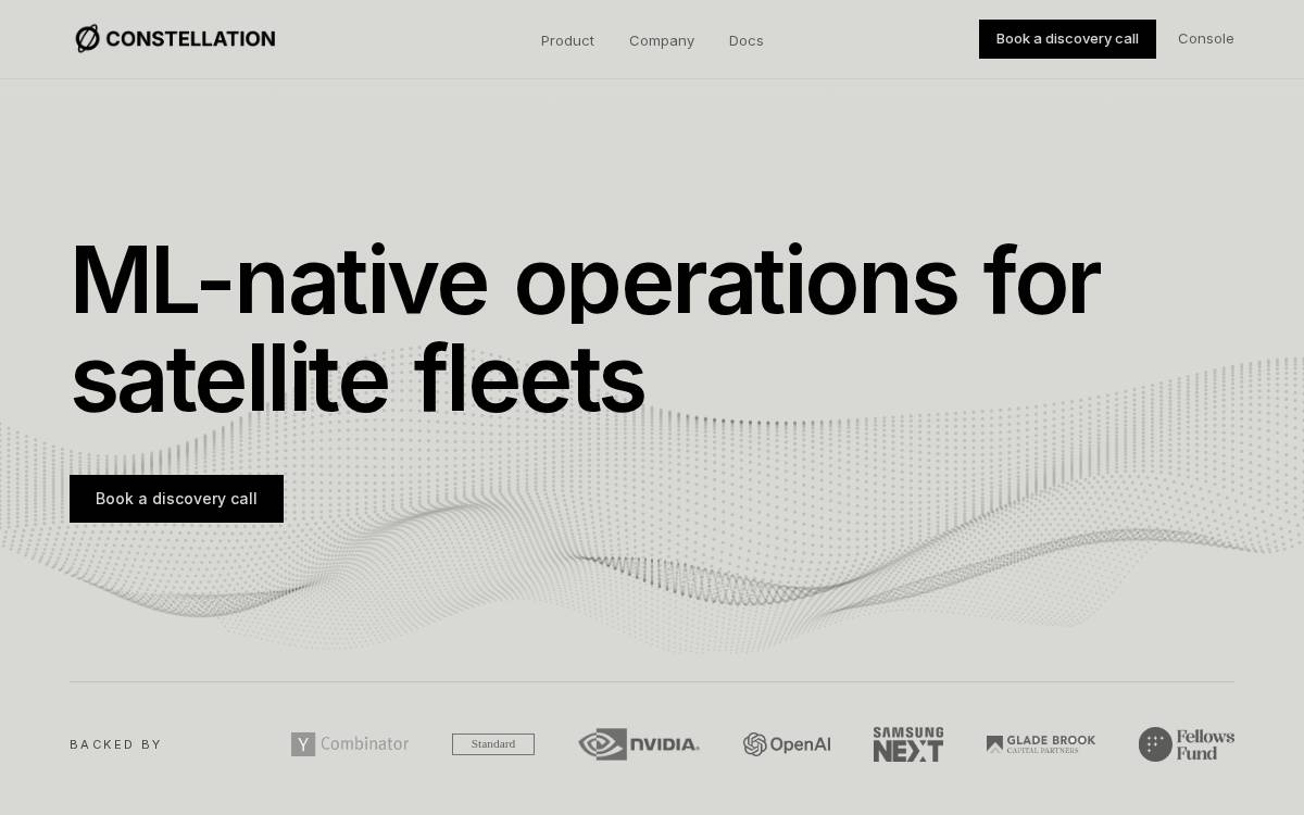 Constellation Space website preview