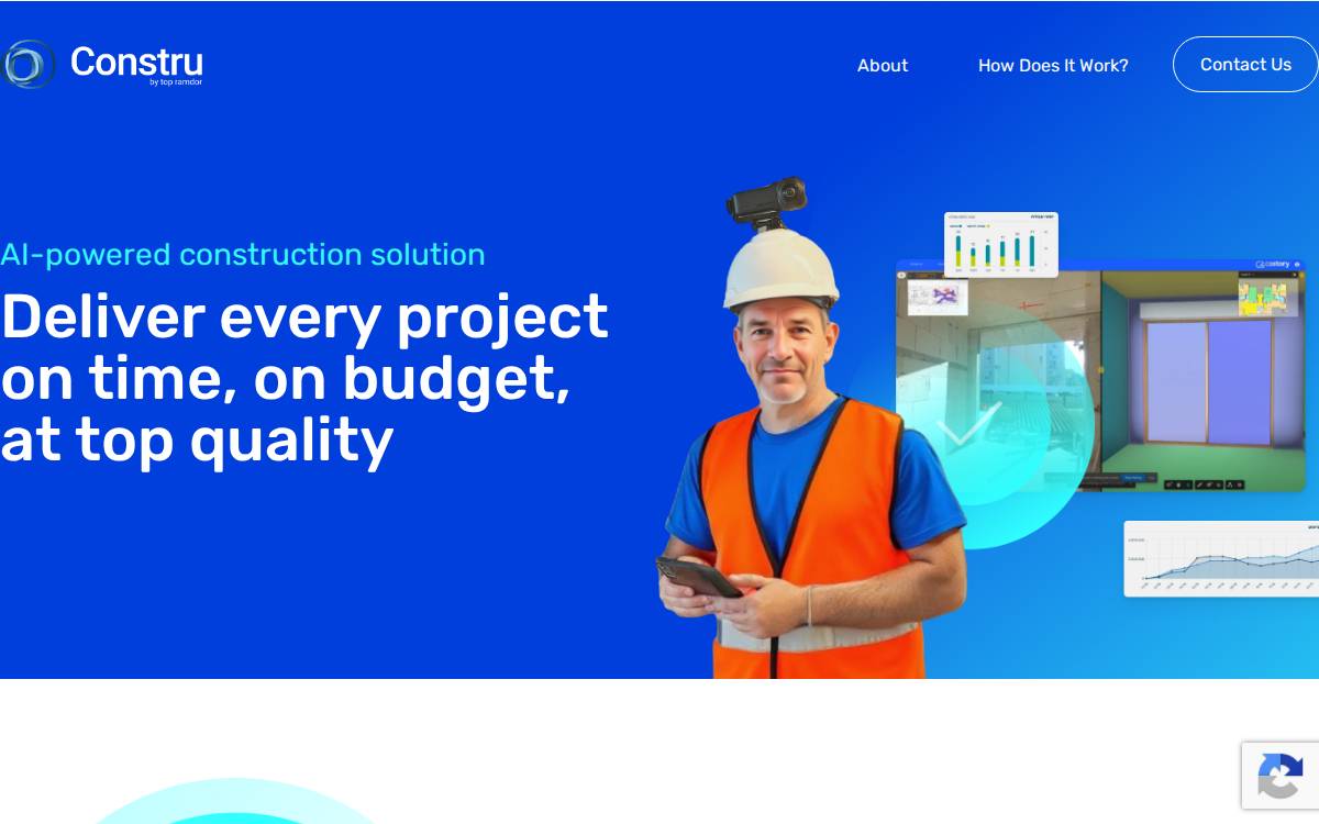 Constru website preview