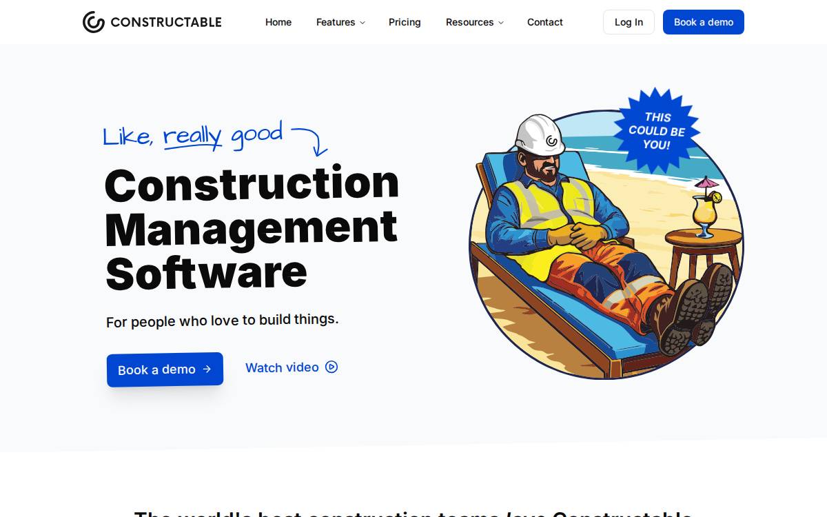 Constructable website preview