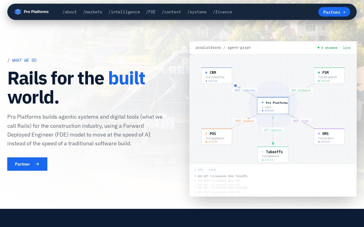 Constructcrm website preview
