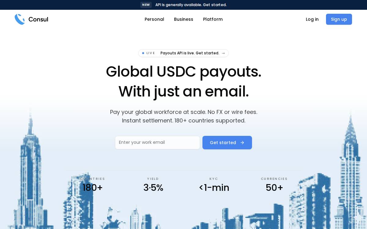 Consul website preview