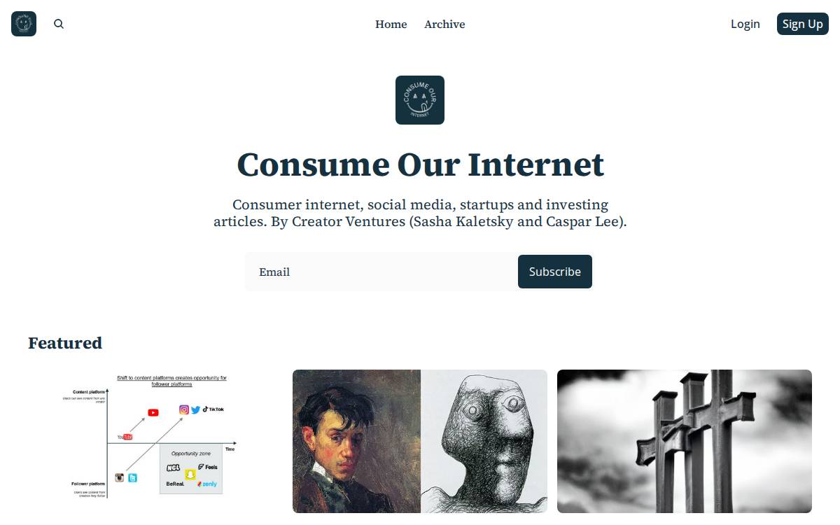 Consumeourinternet website preview