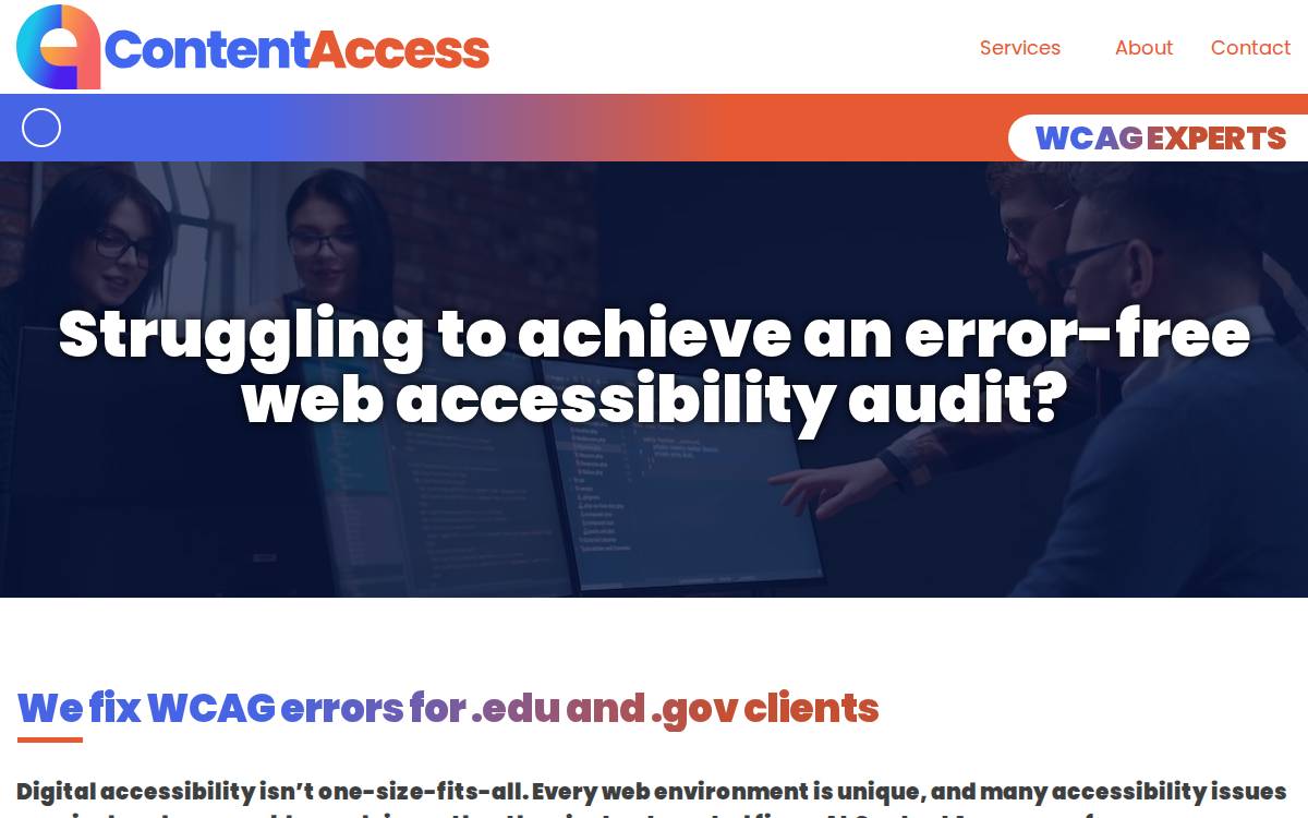 Contentaccess website preview