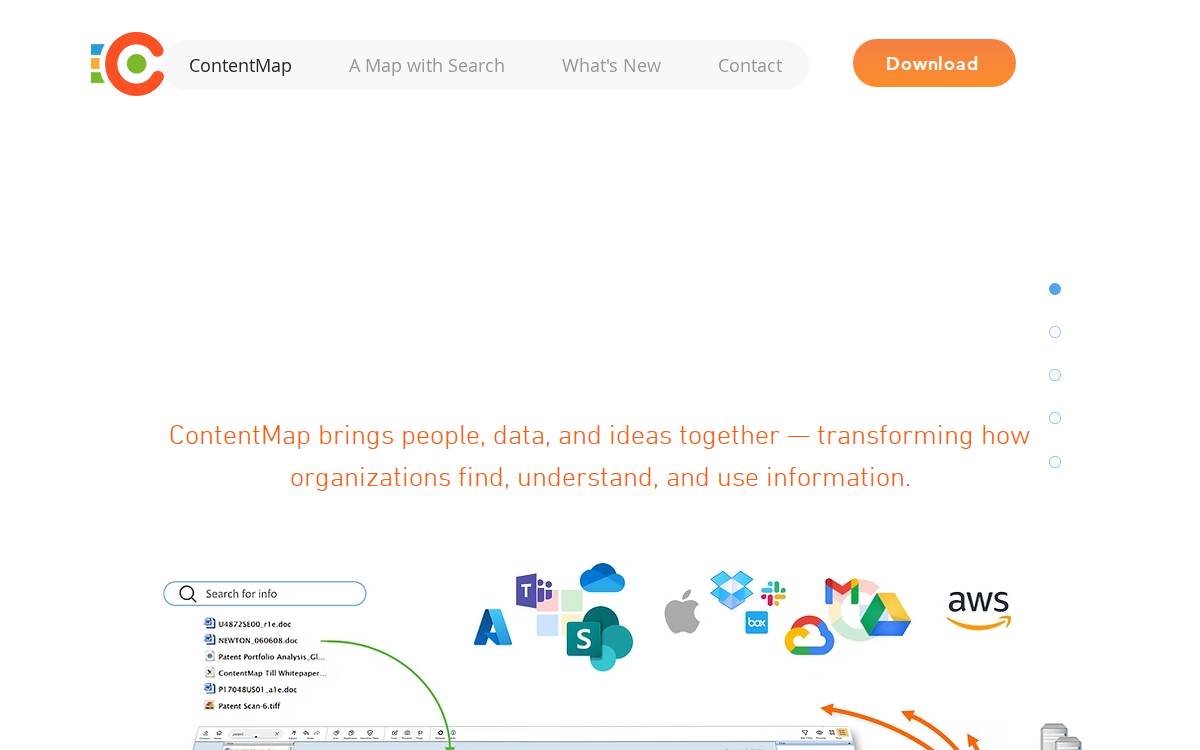 Contentmap website preview