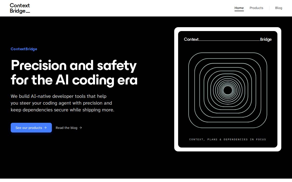 ContextBridge website preview