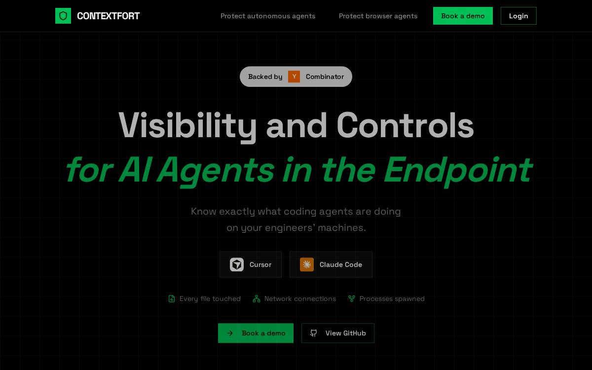 ContextFort website preview