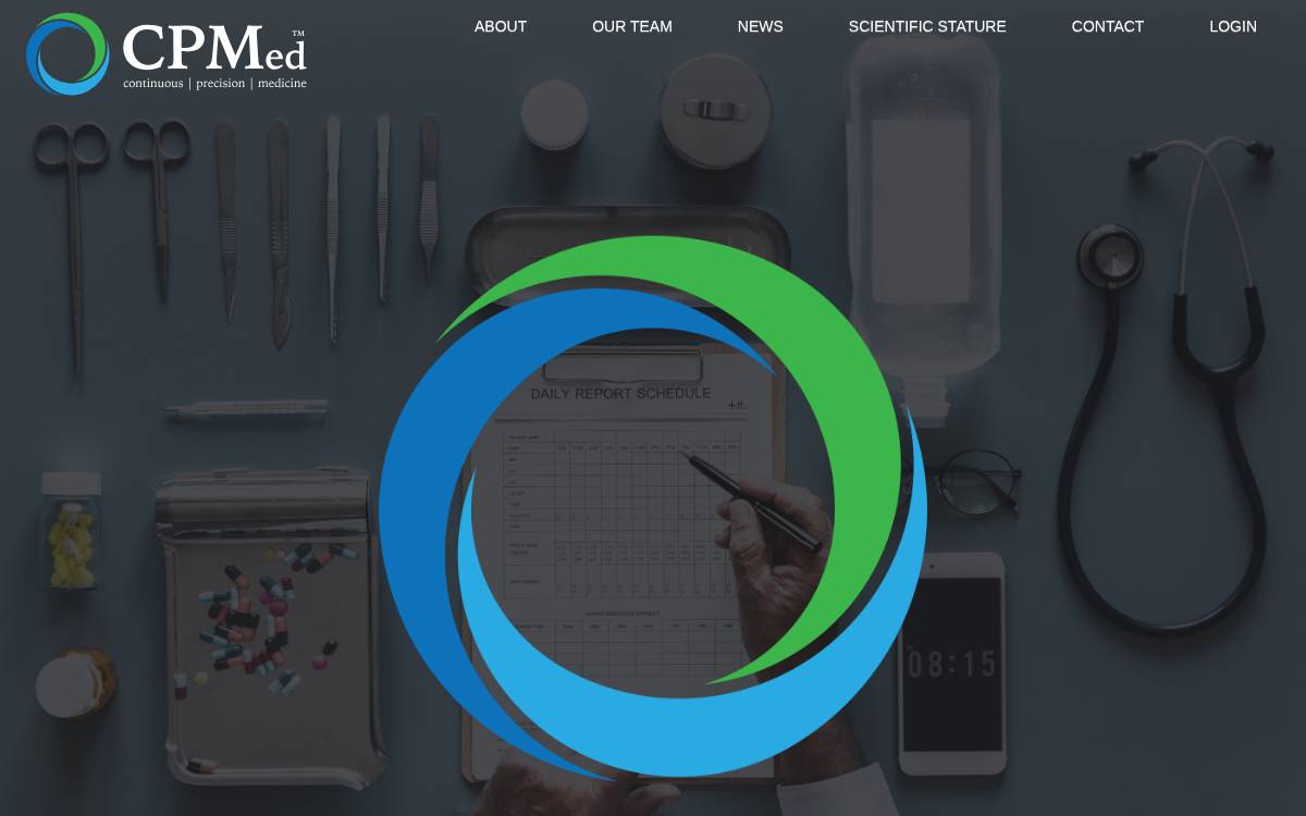Continuous Precision Medicine website preview