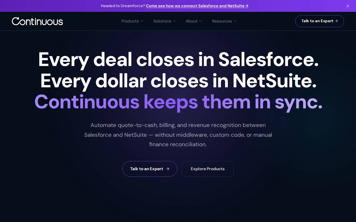 Continuous Technologies website preview
