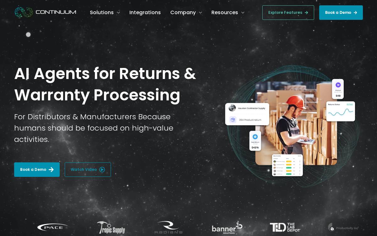Continuum website preview