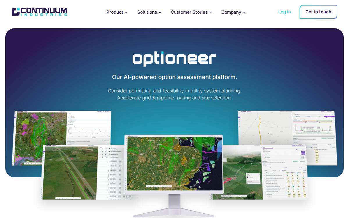 Continuum Industries website preview