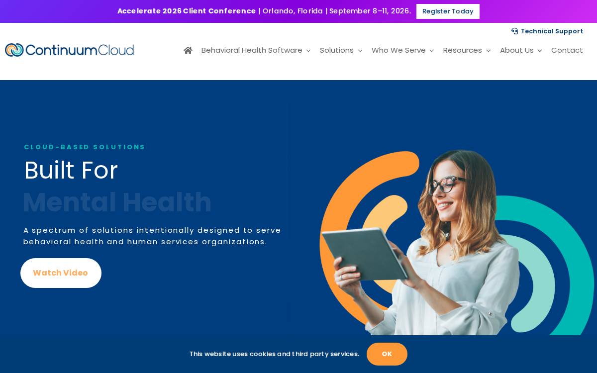 ContinuumCloud website preview
