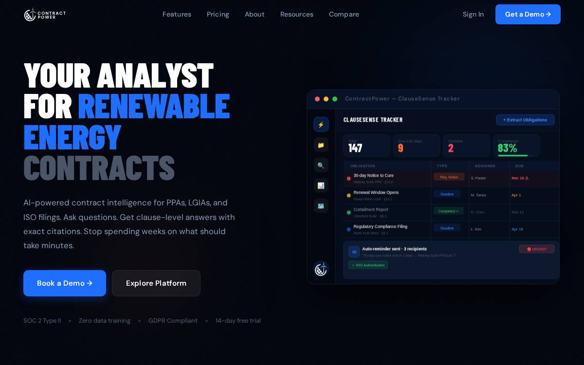 ContractPower website preview