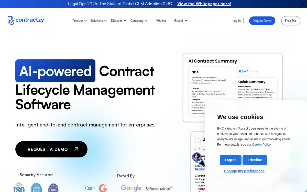 Contractzy website preview