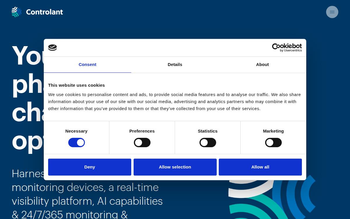 Controlant website preview