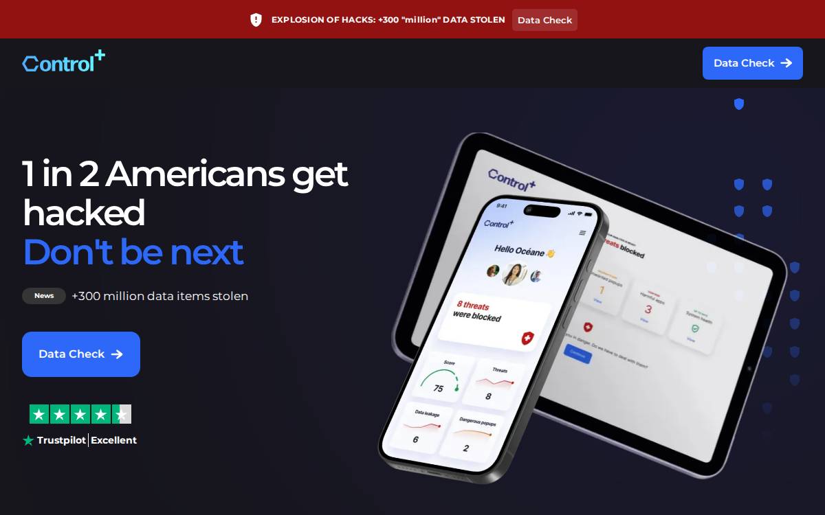 Controlplus website preview