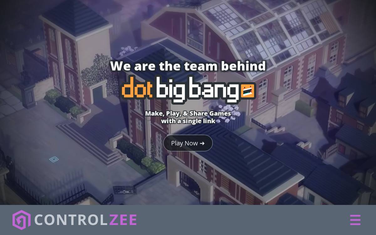ControlZee website preview