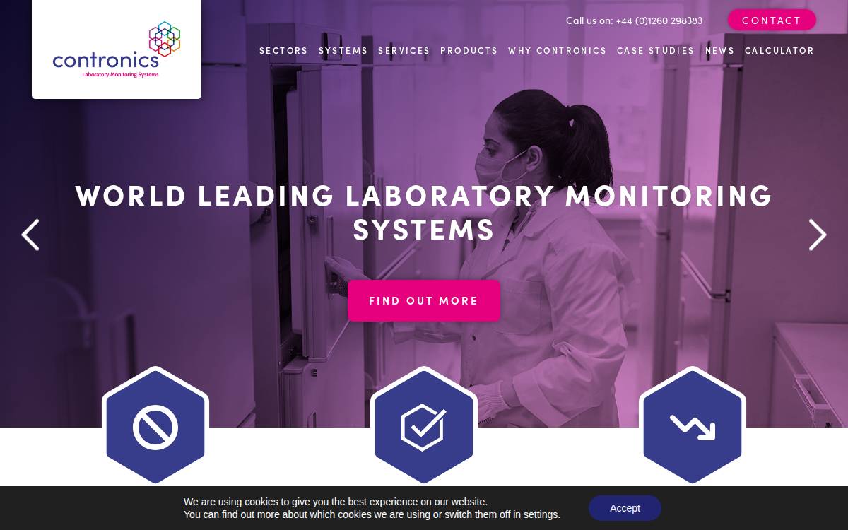 Contronics website preview
