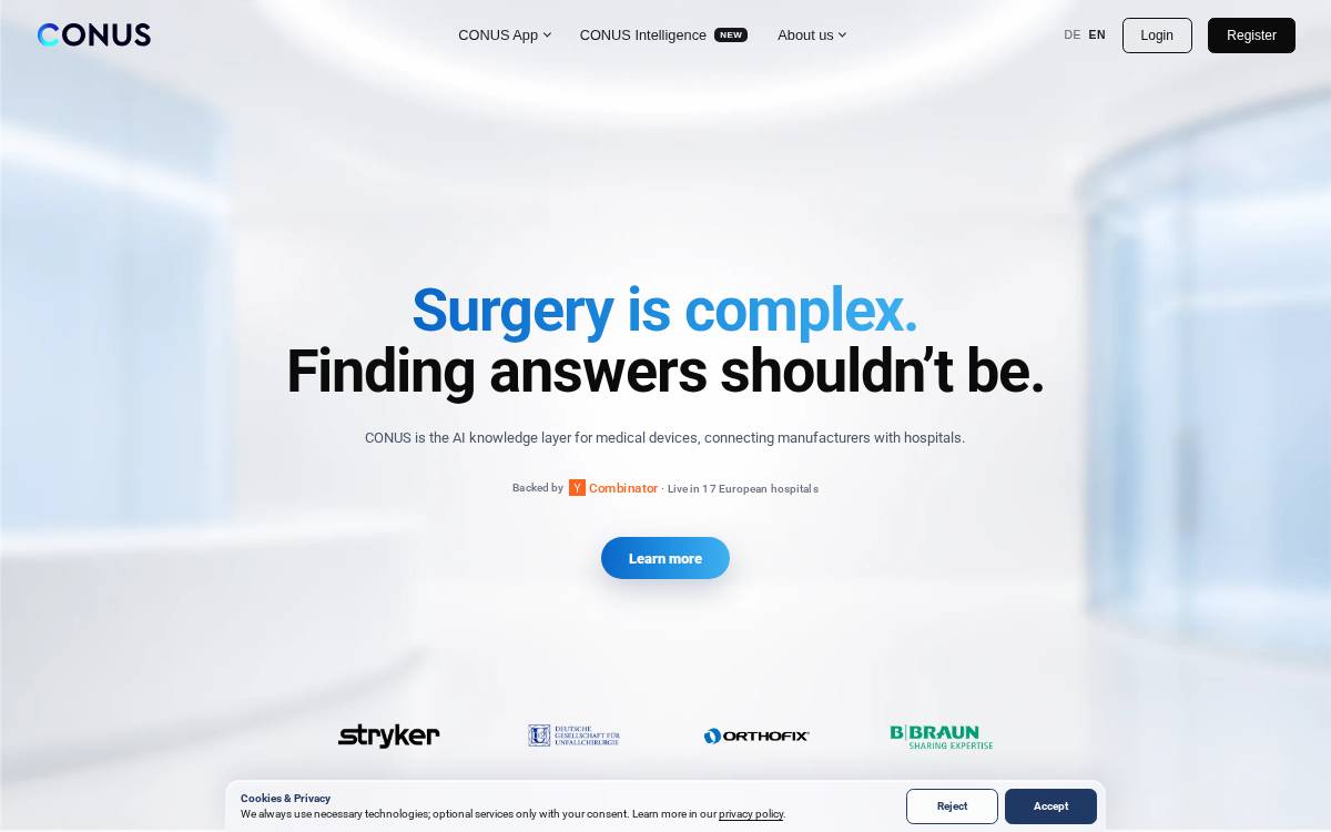 CONUS website preview