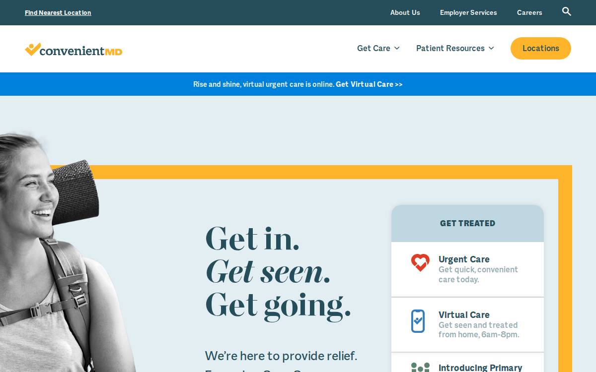 ConvenientMD website preview