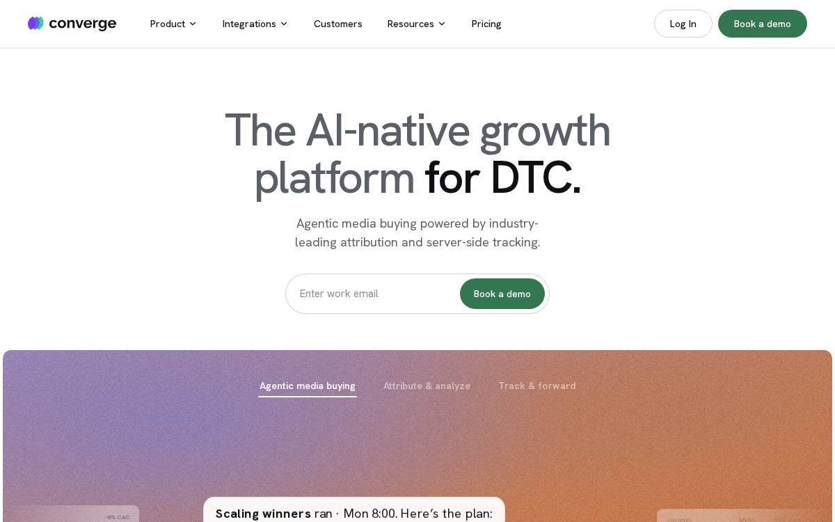 Converge website preview