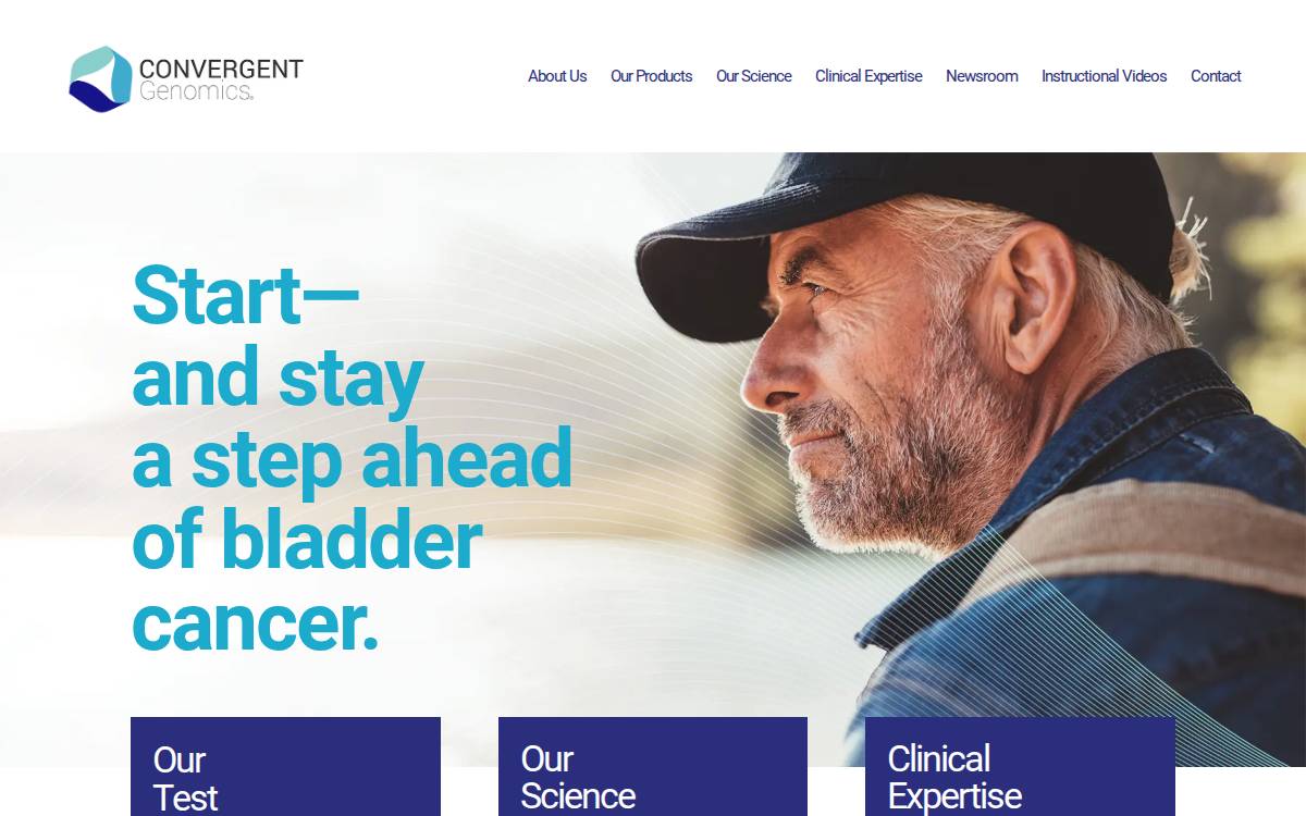Convergentgenomics website preview