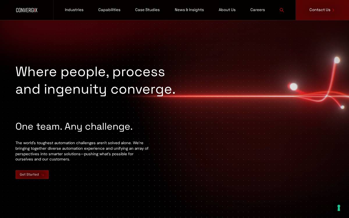 Convergixautomation website preview