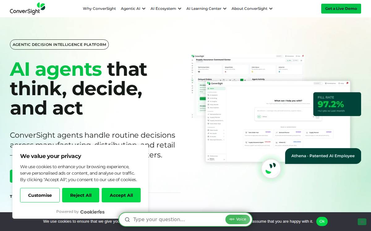 ConverSight.ai website preview