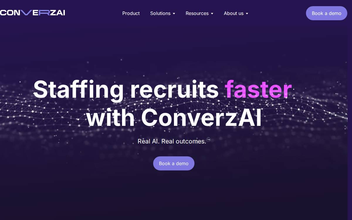 ConverzAI website preview