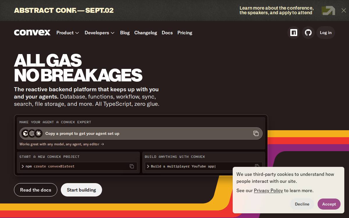 Convex website preview