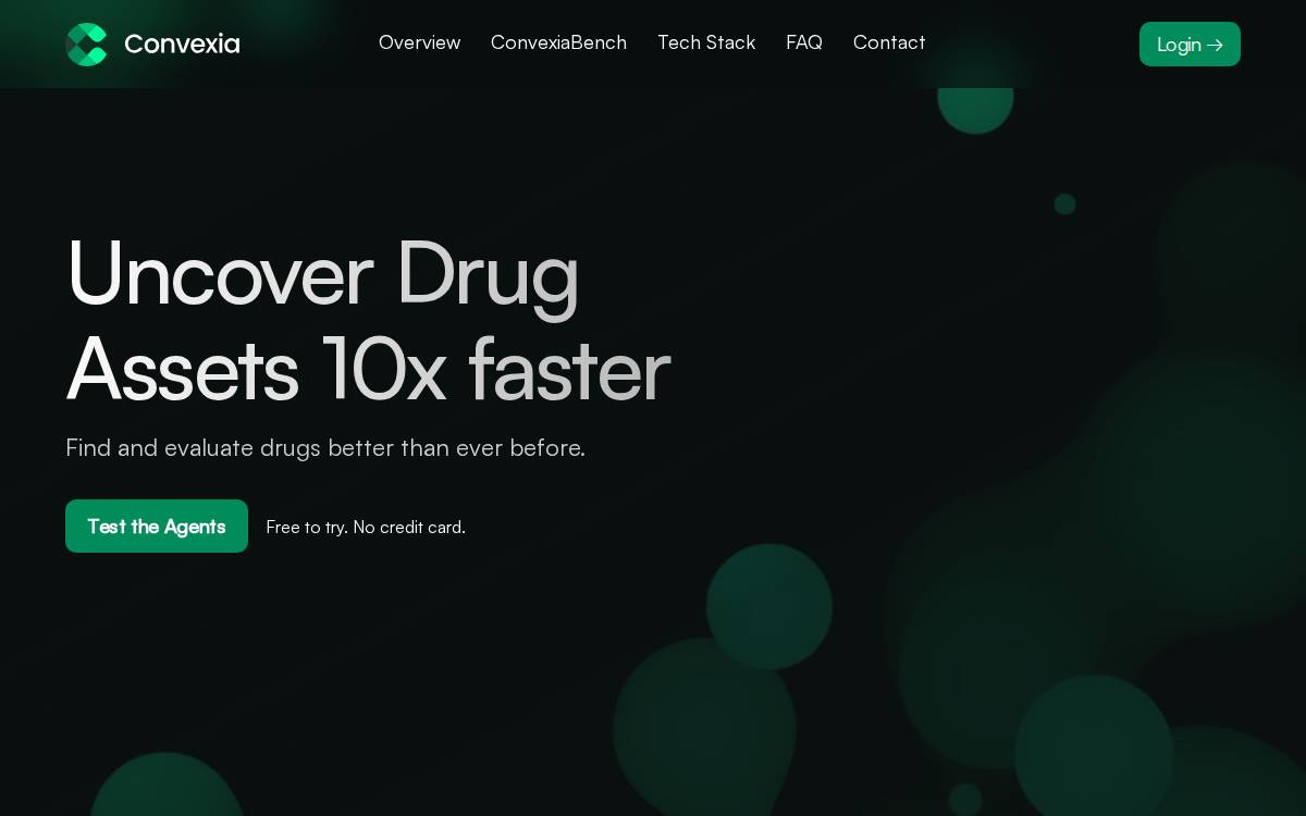 Convexia website preview
