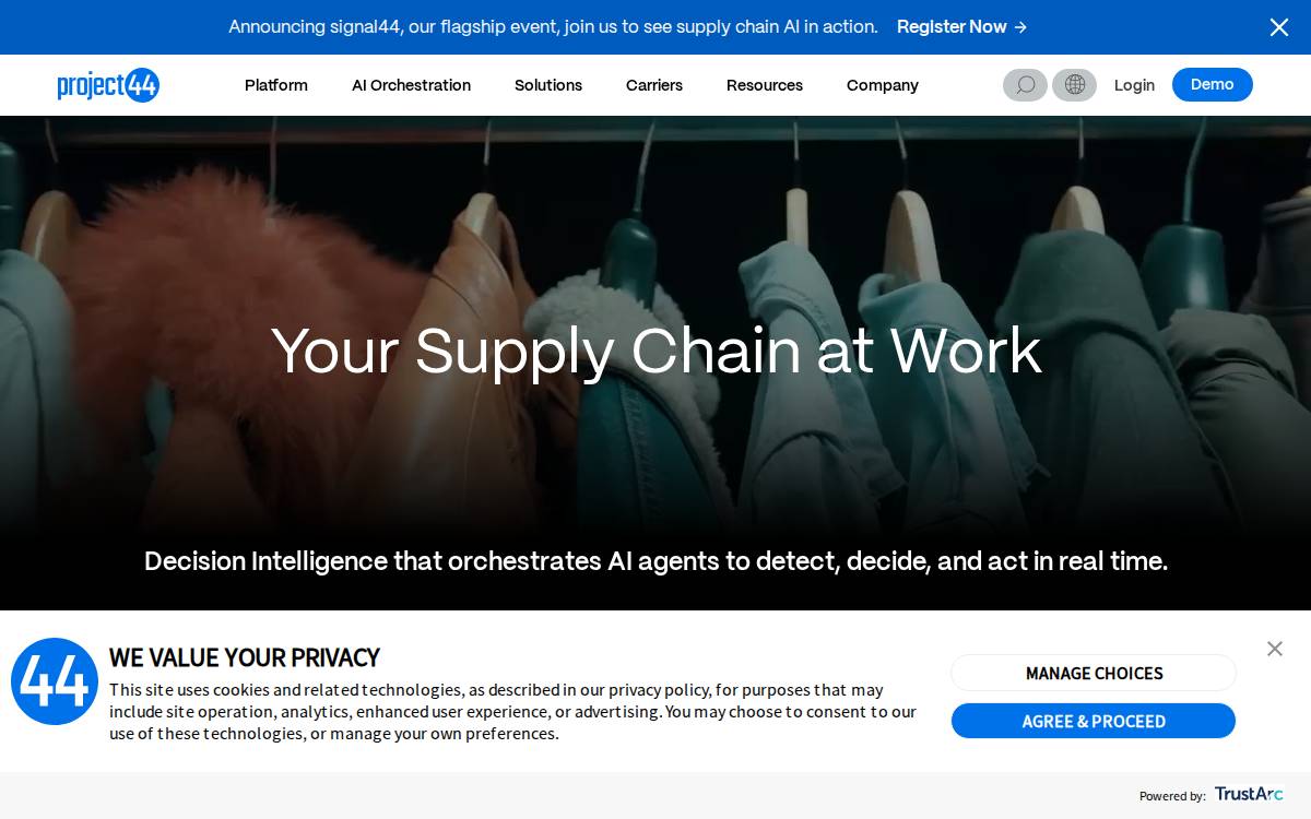 Convey website preview