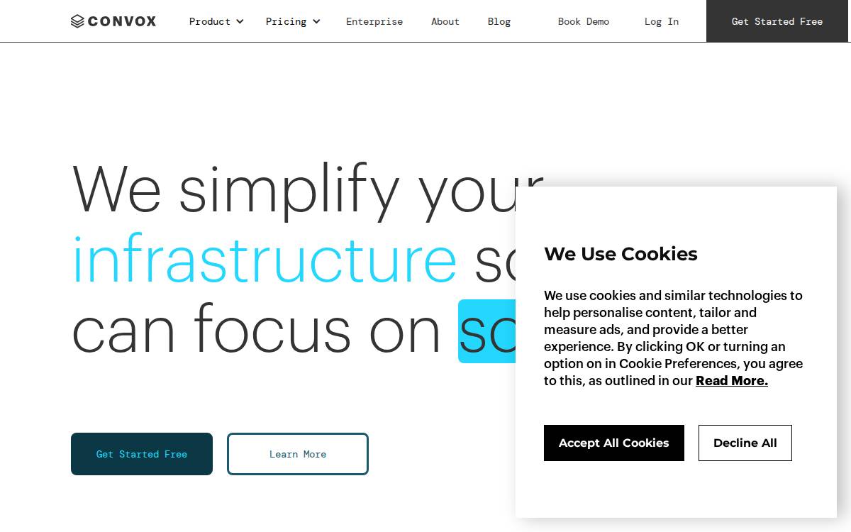 Convox website preview