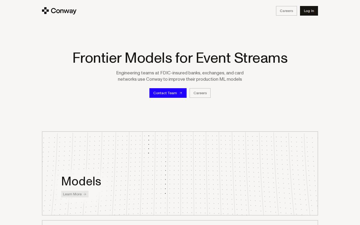 Conway website preview