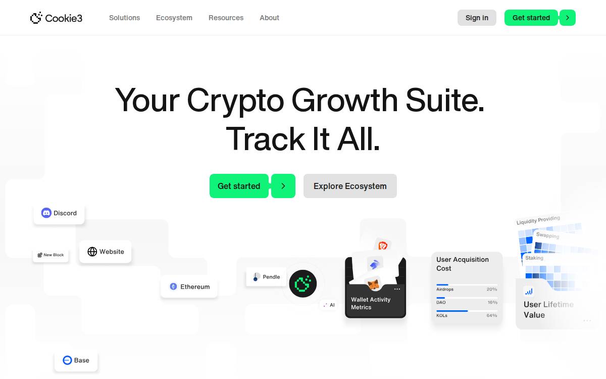 Cookie3 website preview